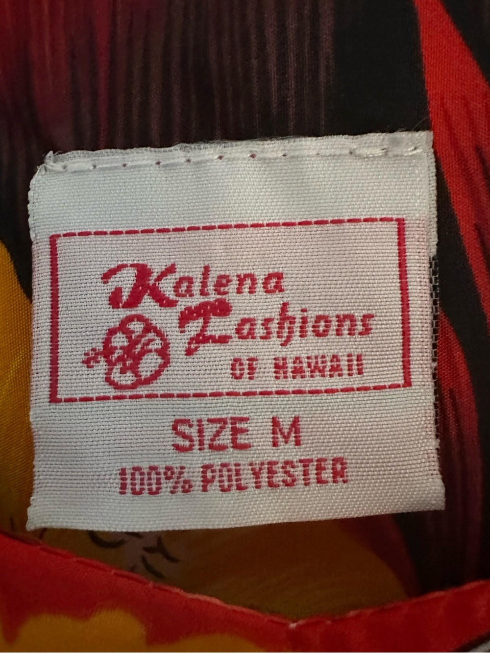 Kalena Fashions Of Hawaii, Hawaiian Muumuu Beach Dress size M vintage - Picture 4 of 8